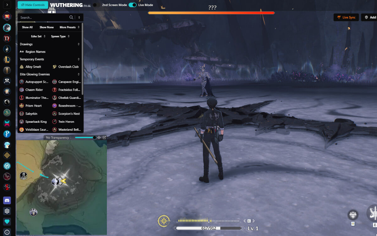 Wuthering Waves Map screenshot image