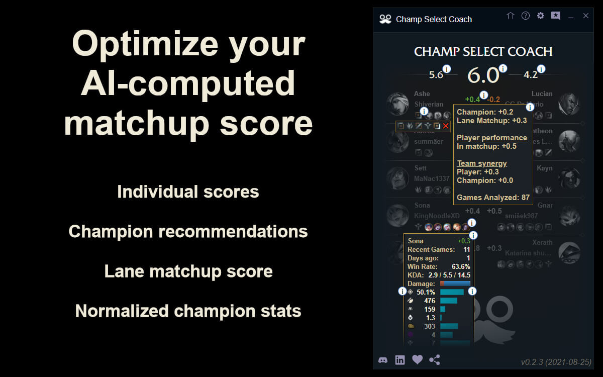 Champ Select Coach screenshot image