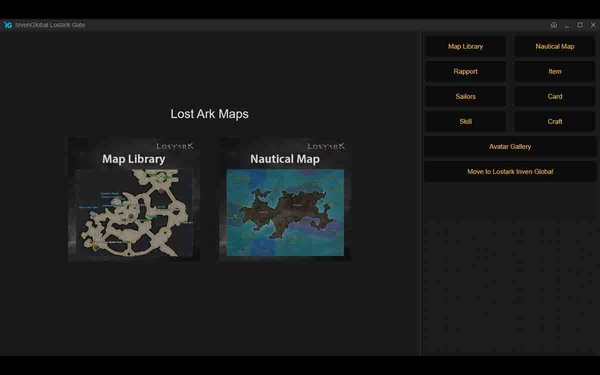 Lost Ark Maps screenshot image